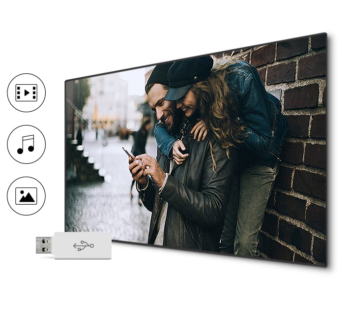 Téléviseur Astech LED 32 pouces Full HD pour films, vidéos et divertissement